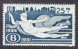 Belgium, Railway 1951 Mi#296 Mint Hinged - Otros & Sin Clasificación