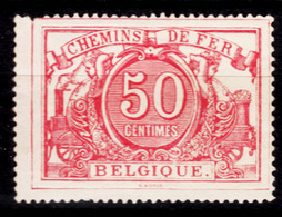 Belgium Railway 1882/1892 Mi#11 Mint Hinged - Postfris