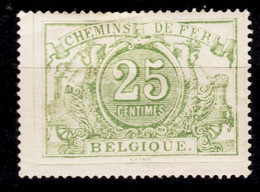 Belgium Railway 1882/1891 Mi#10 B Mint Hinged - Neufs