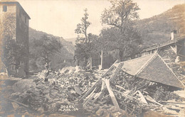 73-BOZEL- CARTE-PHOTO- CATASTROPHE DU 16 JUILLET 1904 - Bozel