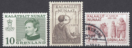 GROENLANDIA - Lotto Di 3 Valori Come Segue: Yvert 72 Nuovo MNH; 103 E 131 Usati, Come Da Immagine. - Colecciones & Series