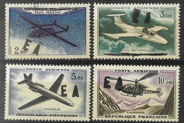 Algérie Surchage EA Poste Aérienne France 38 à 41 Neufs ** Surcharge Manuelle - Algerije (1962-...)