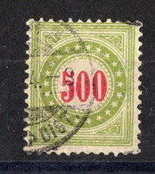 SUISSE: TIMBRE-TAXES OBLITERE N°35 - Postage Due