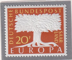 EUROPA CEPT 1957 SARRE MNH SERIE COMPLETA - 1957