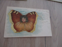 CPA Papillon Buttefly Surréalisme Enfant 1904 - Vlinders