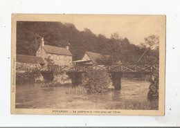 PUTANGES (ORNE) LA SCIERIE ET LE VIEUX PONT SUR L'ORNE  1936 - Putanges