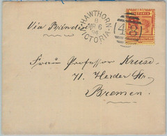 77270 - AUSTRALIA: Victoria  - POSTAL HISTORY - COVER To BREMEN Germany 1894 - Other & Unclassified