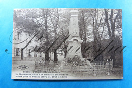 Pesmes Monument Aux Morts Edit C.L.B. 25035 - Guerre Mondiale 1914-1918 - Kriegerdenkmal
