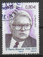 "Pierre Mauroy - Premier Ministre" 2016 - 5073 - Used Stamps