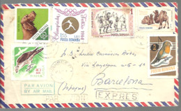 LETTER 1967    EXPRES  URGENTE A  BARCELONA - Briefe U. Dokumente
