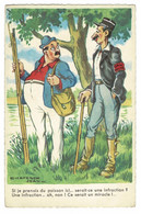 Illustrator Illustrateur Jean Chaperon Humor Humour Fishing Pecheur Hengelsport Garde De Peche Gendarme CPA AK - Chaperon, Jean