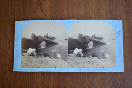 Photo Stereoscopic Stereoscopy - La Roche Percee A Biarritz - Visionneuses Stéréoscopiques