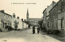 Bouaye * La Rue De L'église * Villageois - Bouaye