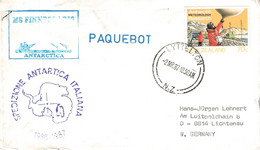 NEW ZEALAND - PAQUEBOT MS FINNPOLARIS 1987 > GERMANY / ZM211 - Storia Postale