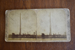 Photo Stereoscopic Stereoscopy - Washington Monument - Visionneuses Stéréoscopiques