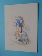 CYCLISME ( Aquarelle De P. VOISIN ) > ( Edit. Yvon ) Anno 19?? ( Voir / Zie Photo ) ! - Ciclismo