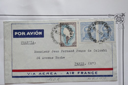 AX2 ARGENTINA  BELLE LETTRE  1932  AEREO BUENOS AIRES  POUR PARIS FRANCIA  +PAIRE DE T.P +++AFFRANC. INTERESSANT - Aéreo