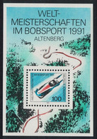 1991 Germany 1496/B23 Sports - Bobsleigh World Championship In Altenberg - Ski Náutico