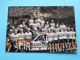 Ploeg / Equipe PEUGEOT ( Dir. Sportif Maurice De MUER / Roland BERLAND ) > ( Voir / Zie Photo ) Promosac ! - Cyclisme