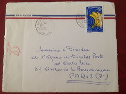 Cameroun Douala Aviation,  1953 - Cartas & Documentos