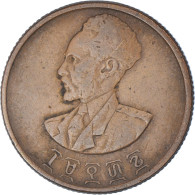 Monnaie, Éthiopie, Haile Selassie I, 10 Cents, Assir Santeem, 1944, TB+ - Ethiopia
