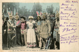 Dédicace Autographe ! * Mr Et Mme BOTREL Chez Les Indiens De Caughnawaga * Indien Indians Indian * Botrel Bretagne - Indiani Dell'America Del Nord