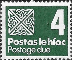 IRELAND 1980 Postage Due - 4p. - Green MH - Timbres-taxe