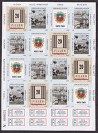 HUNGARY 1997. Nyiregyhaza Limited Commemorative Sheet  / 2 Scans - Souvenirbögen