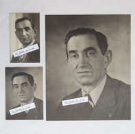 Philippe Henriot - Lot De 3 Portraits - 1943-1944 - Insigne Milice Française / Collaboration / Vichy / Pétain / WW2 - 1939-45