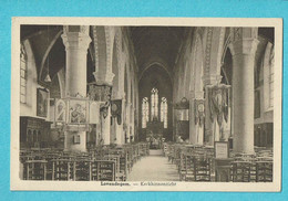 * Lovendegem (Oost Vlaanderen) * (Uitg C. De Keyser - E. Beernaert) Binnenzicht Kerk, Intérieur De L'église, Old - Lovendegem