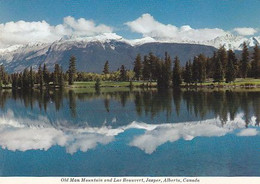 AK 062278 CANADA - Alberta - Jasper - Old Man Mountain And Lac Beauvert - Jasper