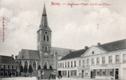 Aeltre   La Grand Place Casino Cafe Cycliste Voyagé En 1908 - Aalter