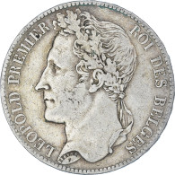 Monnaie, Belgique, Leopold I, 5 Francs, 5 Frank, 1847, TTB, Argent, KM:3.2 - 5 Francs