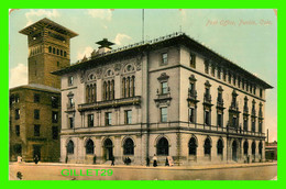PUEBLO, CO - POST OFFICE - ANIMATED WITH PEOPLES - PUB. BY PUEBLO OFFICE SUPPLIES CO - - Pueblo