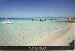 Formentera (Baleares, Espana) Isla De Formentera, Playa "Ses Illetes", Spiaggia E Pontile, The Beach, La Plage - Formentera