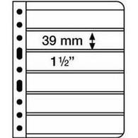 Plastic Pockets VARIO, 6-way Division, Black Film - Clear Sleeves