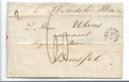 Pre353/ PREUSSEN  / Aachen 1834 Nach Brüssel - Briefe U. Dokumente
