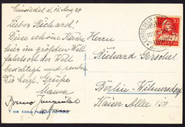 1924 Gelaufene AK Stift Einsiedeln Mit Bahnstempel EINSIEDELN - WÄDENSWIL - Railway