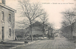 CPA 54 Meurthe Et Moselle CONFLANS Entrée Par La Rue De Verdun - Other & Unclassified