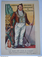 Le Roi Du Tir à L'arc Types Et Costumes Brabançons Vers 1835 Serie 1 N° 1 Dessins De J. Thiriar - Boogschieten