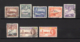 Antigua  1938-48   .-    Y&T  Nº   83/88-93/94 - 1858-1960 Kronenkolonie