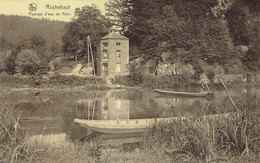 Rochehaut Sur Semois Passage D'eau De Hour En Barque - Bouillon