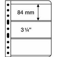 Kunststoffhüllen VARIO, 3er-Einteilung, Glasklar, 5er Pack - Transparante Hoezen