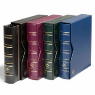 Ringbinder OPTIMA, Classic-Design, Inkl. Schutzkassette,schwarz - Formato Grande, Fondo Negro