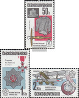 Czechoslovakia 2802-2804 (complete Issue) Unmounted Mint / Never Hinged 1985 Military - Unused Stamps