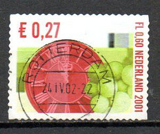 PAYS-BAS. N°1863 Oblitéré De 2001. Horloge. - Horlogerie