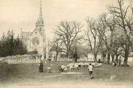 Mont Roland , Jouhe * Place Du Village Et Troupeau De Moutons - Autres & Non Classés