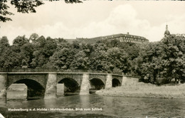 Wechselburg - Muldenbrücke - Blick Zum Schloß - Mittweida