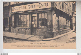 RT30.804 NOYON .BUREAU DE POSTE PENDANT L'OCCUPATION ALLEMANDE.1917 BUREAU DE CHANGE.WECHSELSTUBE - Banques