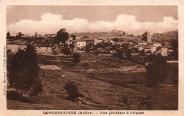 Longessaigne (Rhône) Vue Générale à L'Ouest - Collection Raynard - Carte De 1944 - L'Abresle